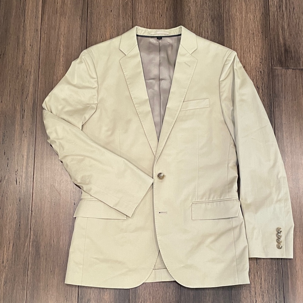 J. Crew Ludlow Khaki Blazer